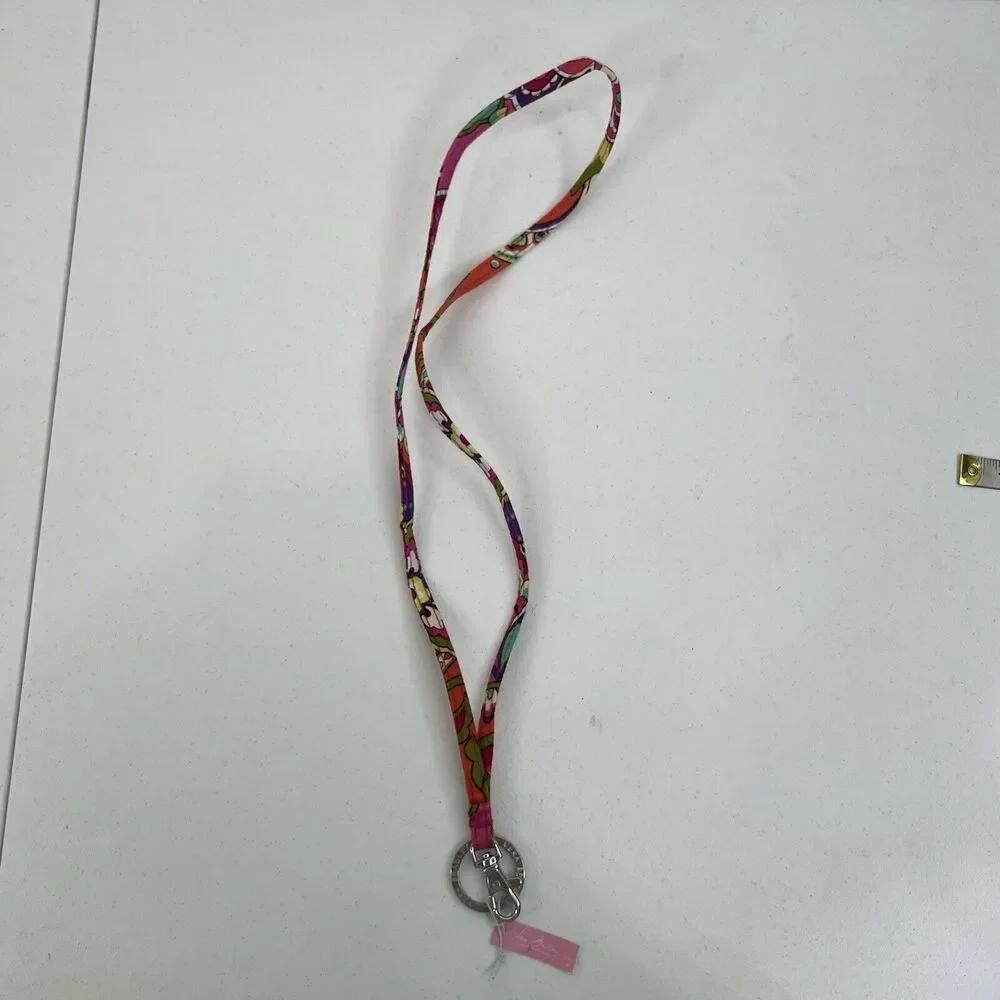 Vera Bradley Women's Cotton Lanyard Pink Swirl‎ 14312-179 Original Tags Travel